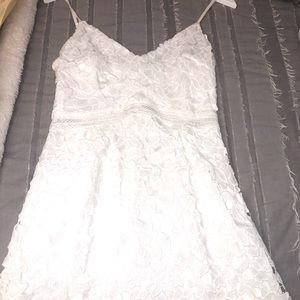 White lace dress